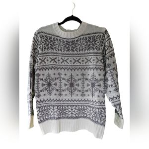 Gorgeous Fair Isle style snowflake sweater
